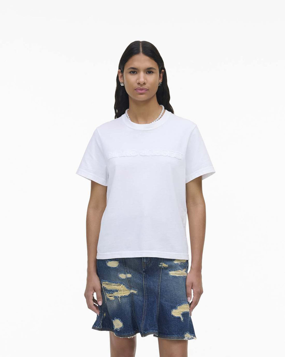 The Logo Baby Tee White