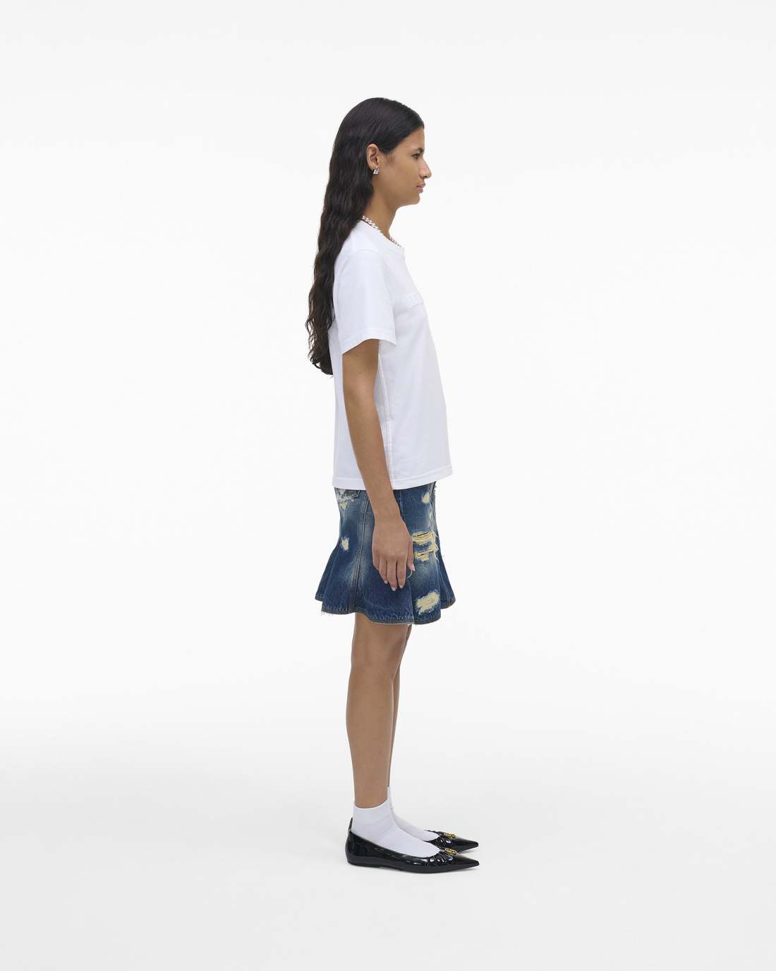 The Logo Baby Tee White