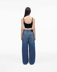 The Denim Bustier Black