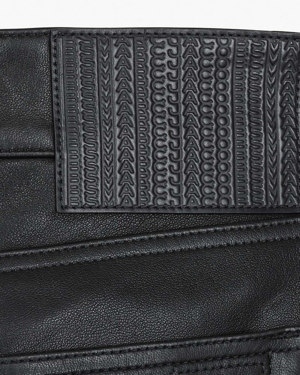The Leather Skort Black