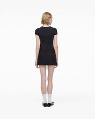 Tweed Mini Skirt Black