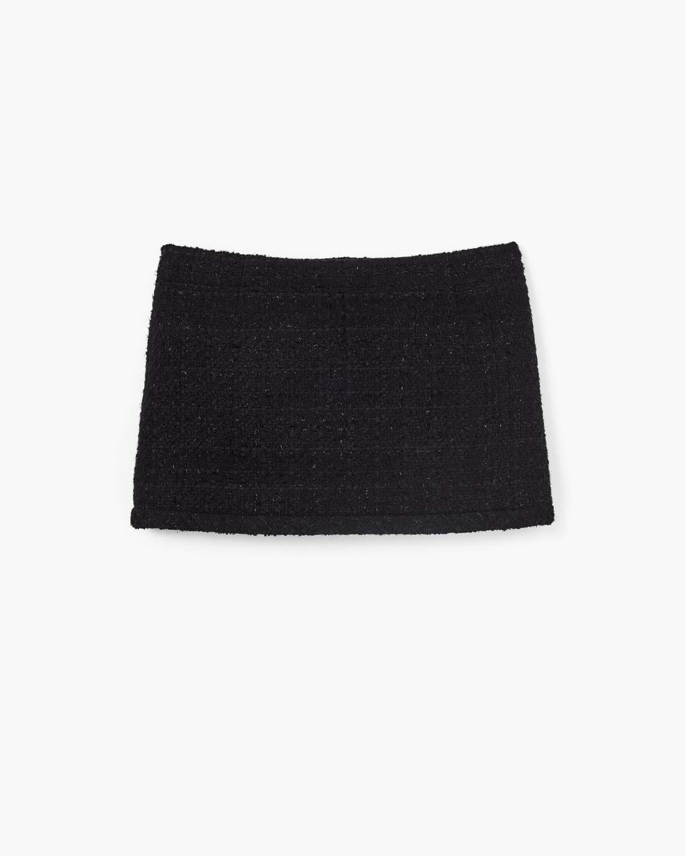 Tweed Mini Skirt Black