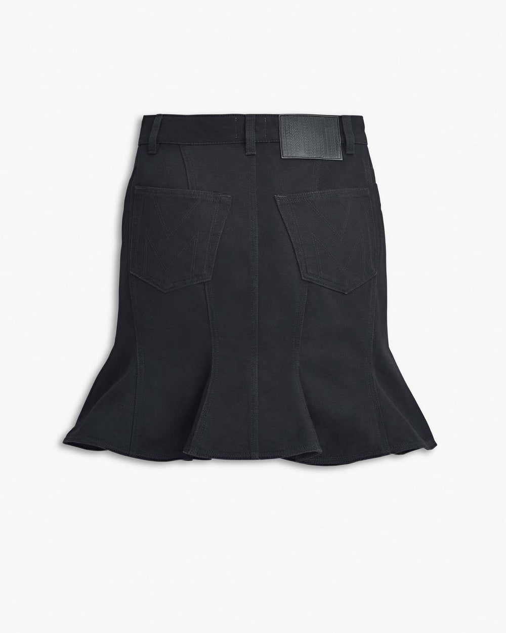 The Fluted Mini Skirt Black