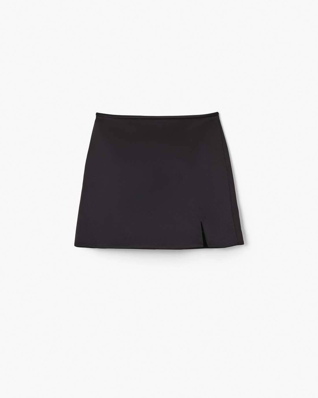 The Duchess Satin Skirt Black