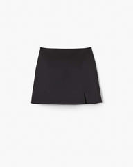 The Duchess Satin Skirt Black
