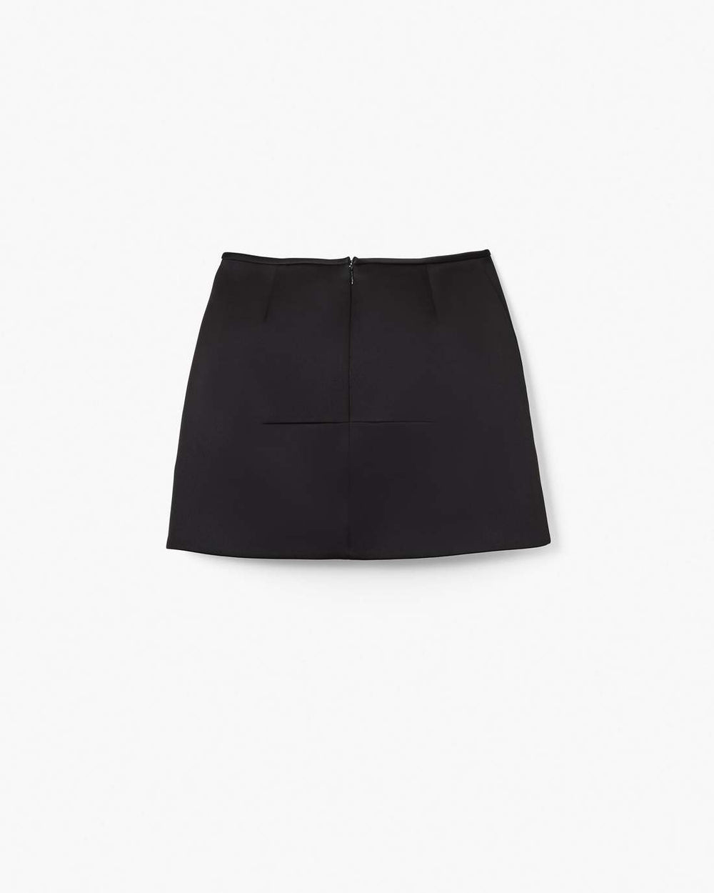 The Duchess Satin Skirt Black