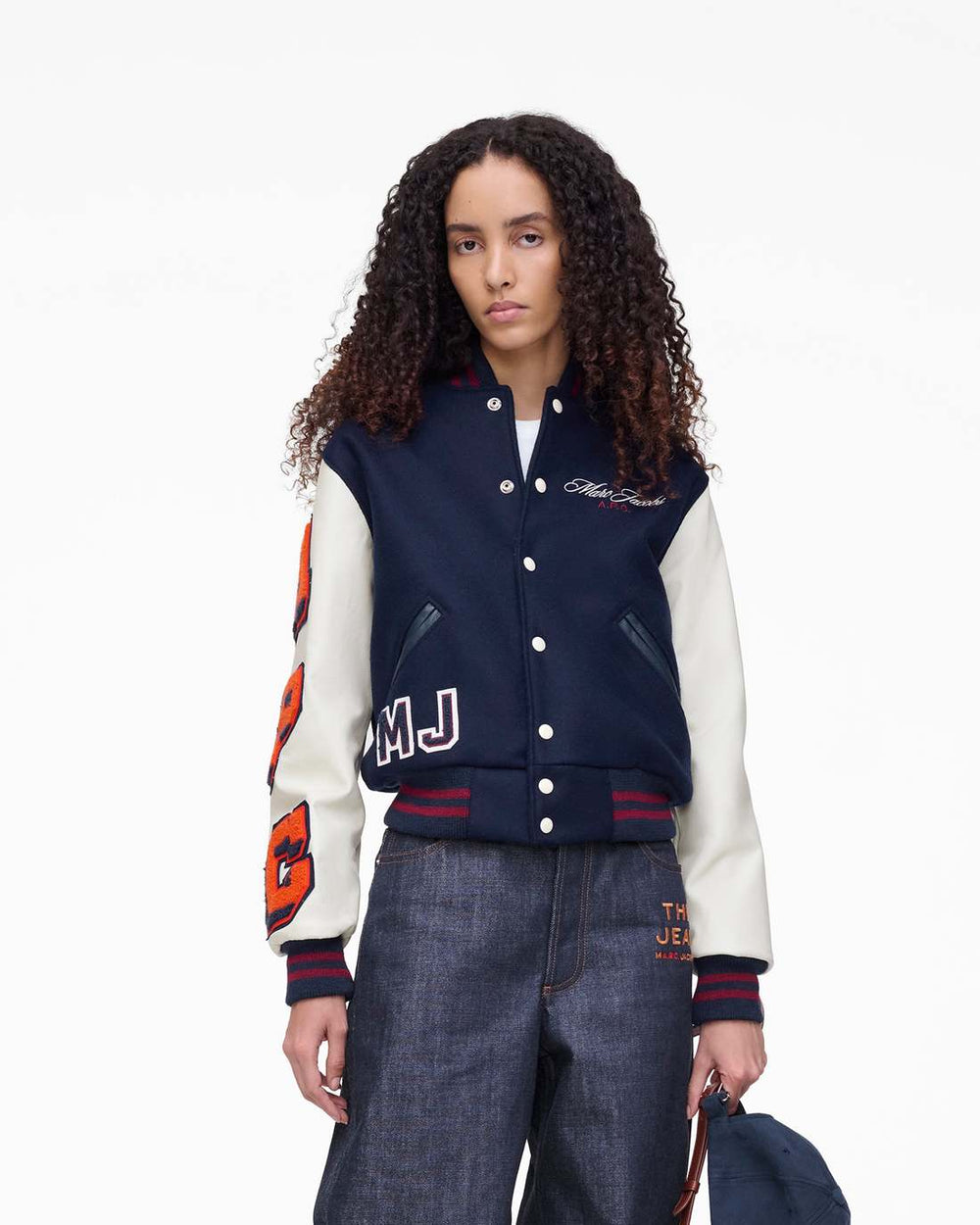 The A.P.C. X Marc Jacobs Varsity Jacket Dark Navy/White