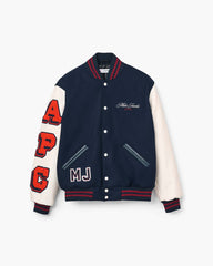 The A.P.C. X Marc Jacobs Varsity Jacket Dark Navy/White