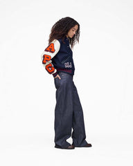 The A.P.C. X Marc Jacobs Varsity Jacket Dark Navy/White