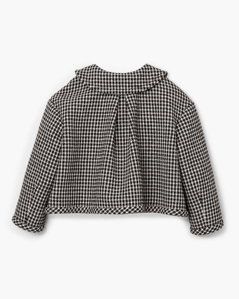Gingham Tweed Jacket Black Multi