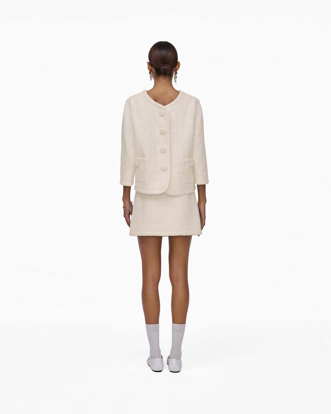 Tweed Backwards Lady Jacket Ivory