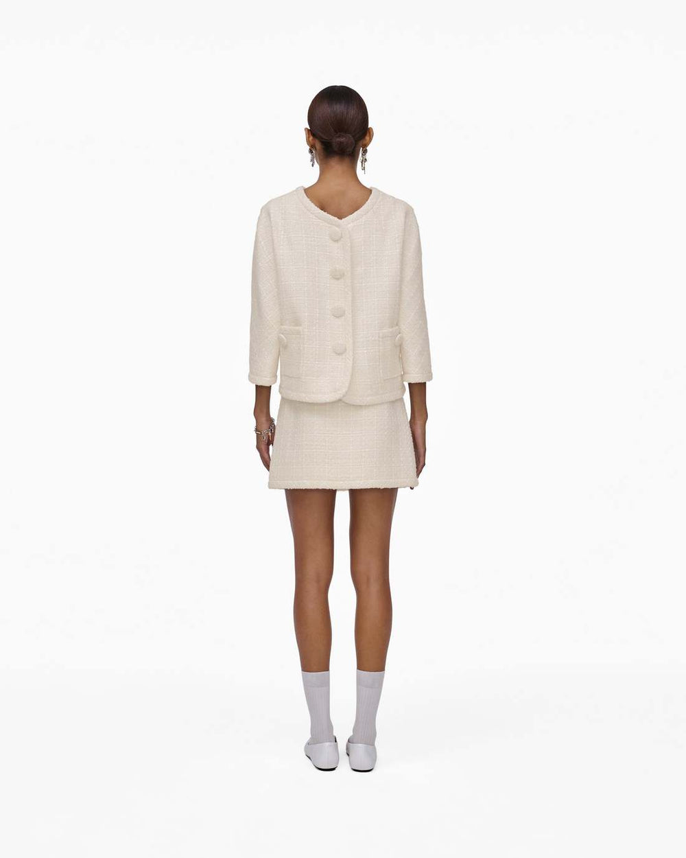 Tweed Backwards Lady Jacket Ivory
