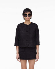 Tweed Backwards Lady Jacket Black