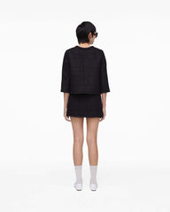 Tweed Backwards Lady Jacket Black