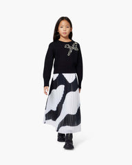 The Gem Bow Sweater Black