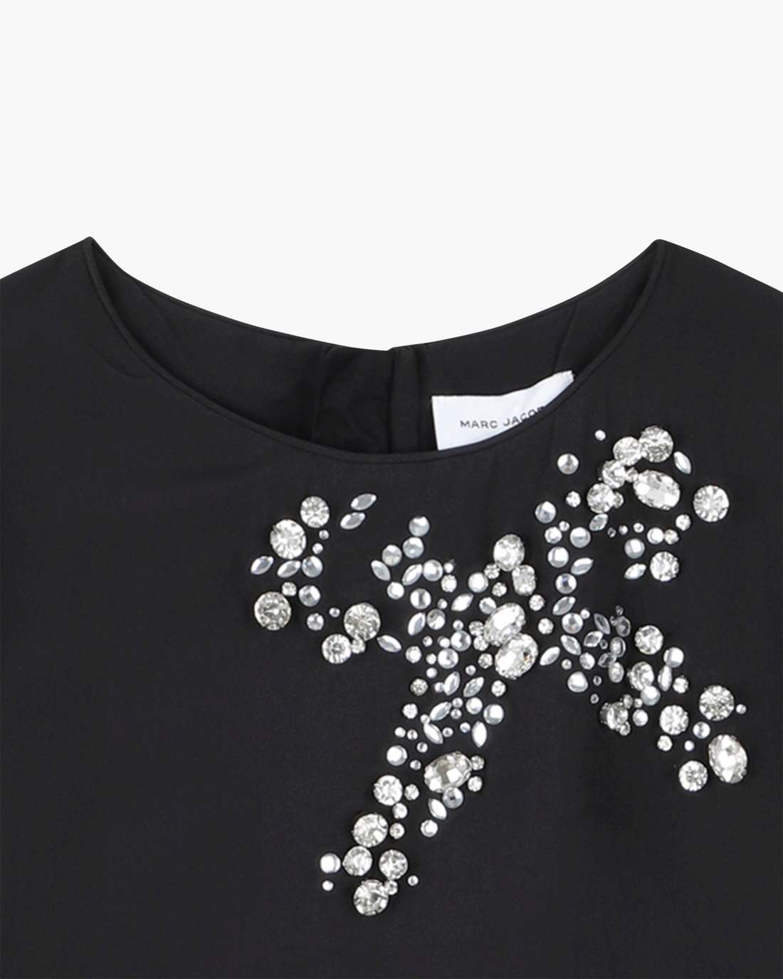 The Gem Bow Dress Black