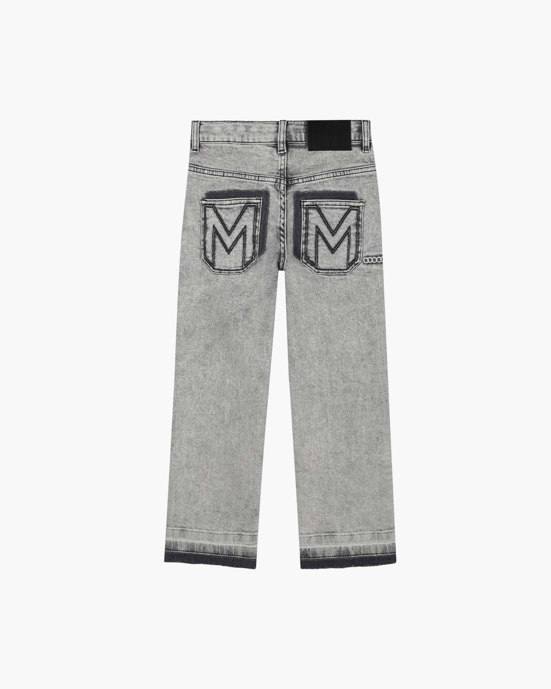 The Trompe Loeil Chain Jeans Black