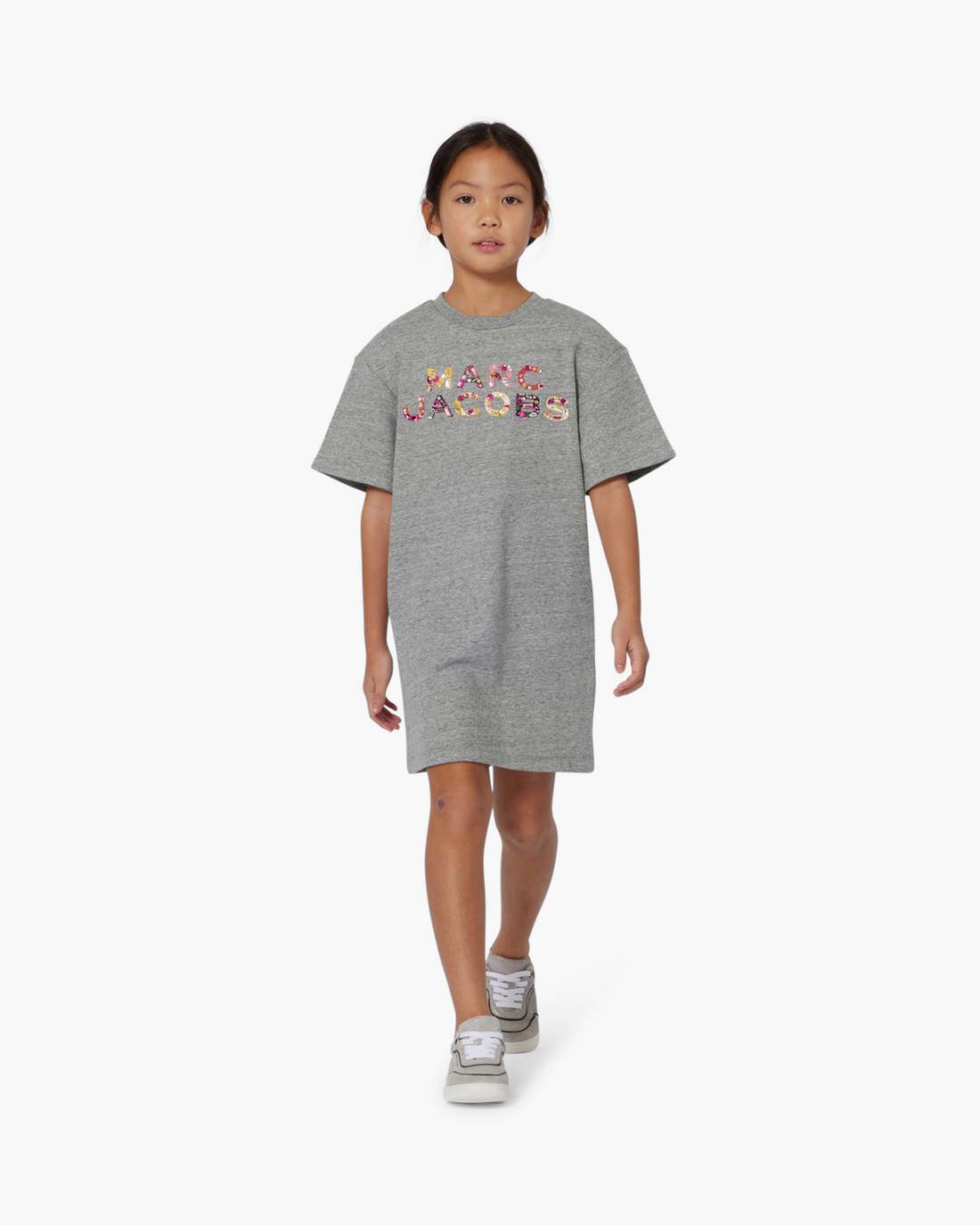 The Gem Logo Dress Grey
