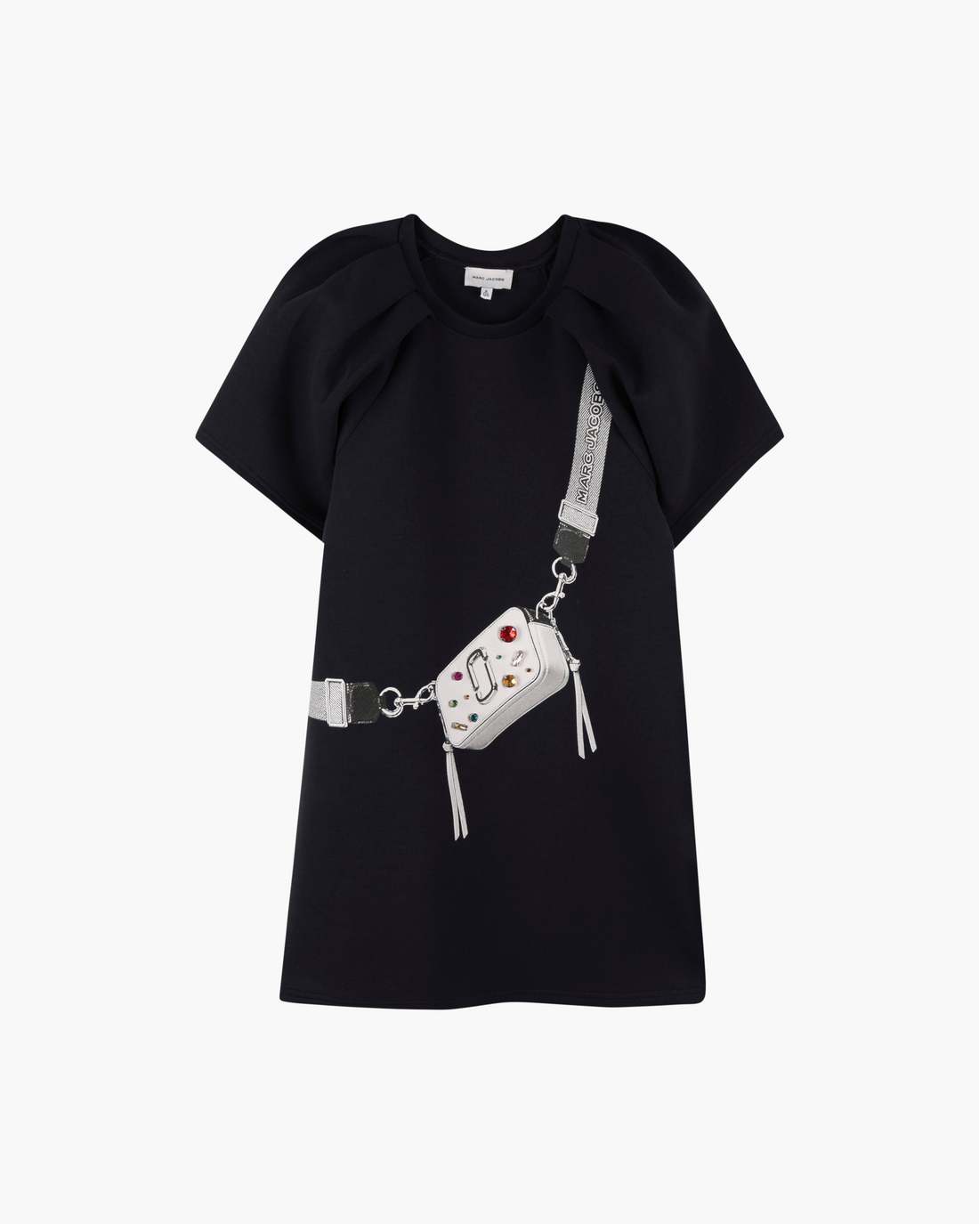 The Trompe Loeil Snapshot Dress Navy