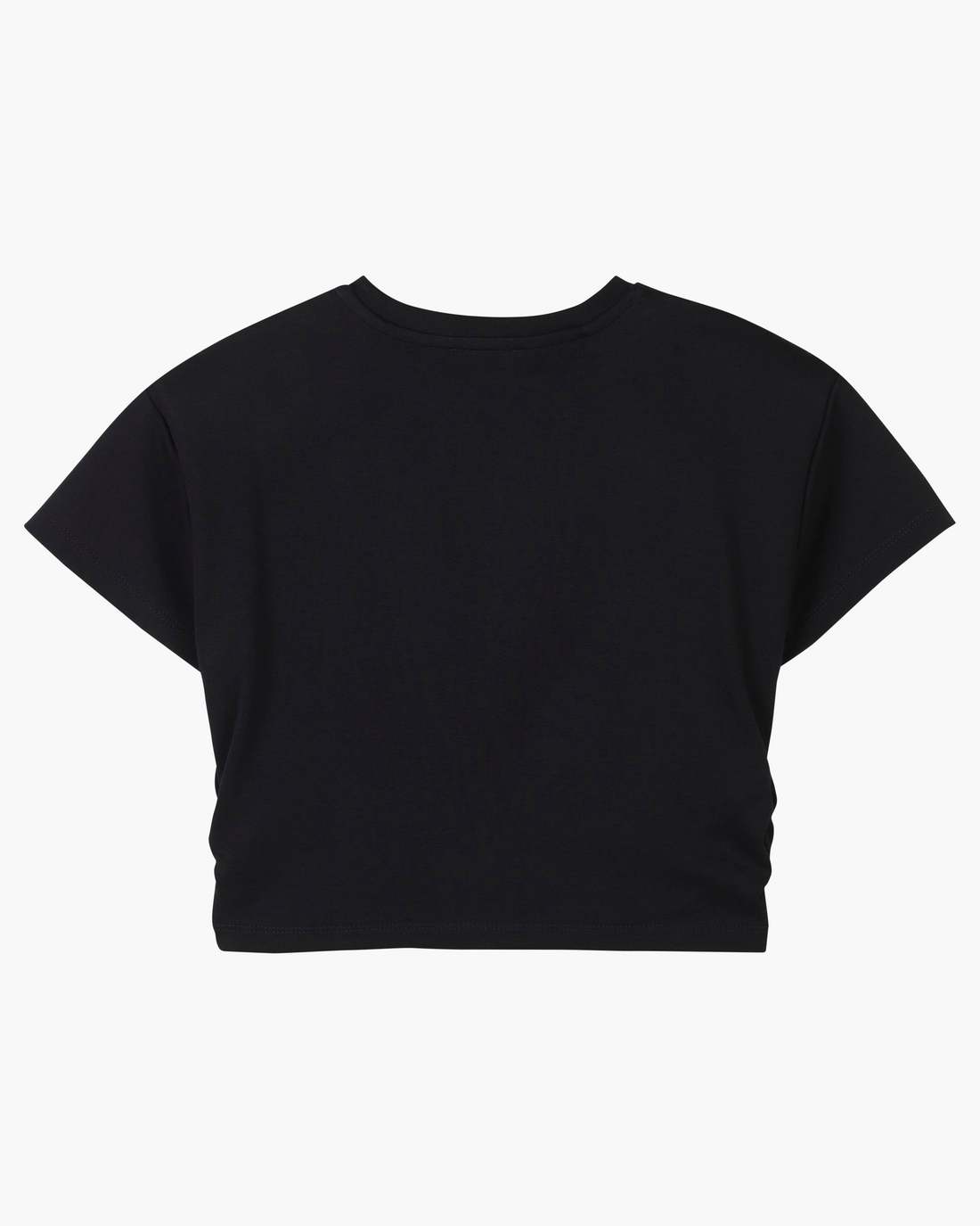 The Crystal Daisy Cropped Shirt Black