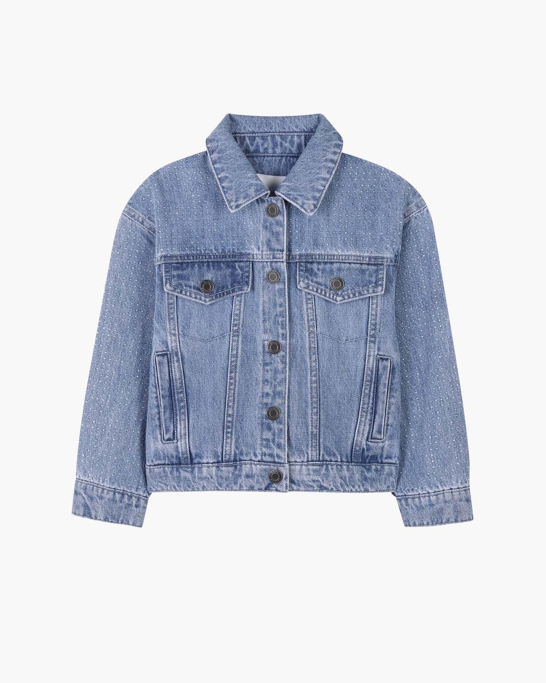 The Crystal Denim Jacket Blue