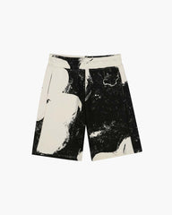 The Daisy Sweatshort Black/White