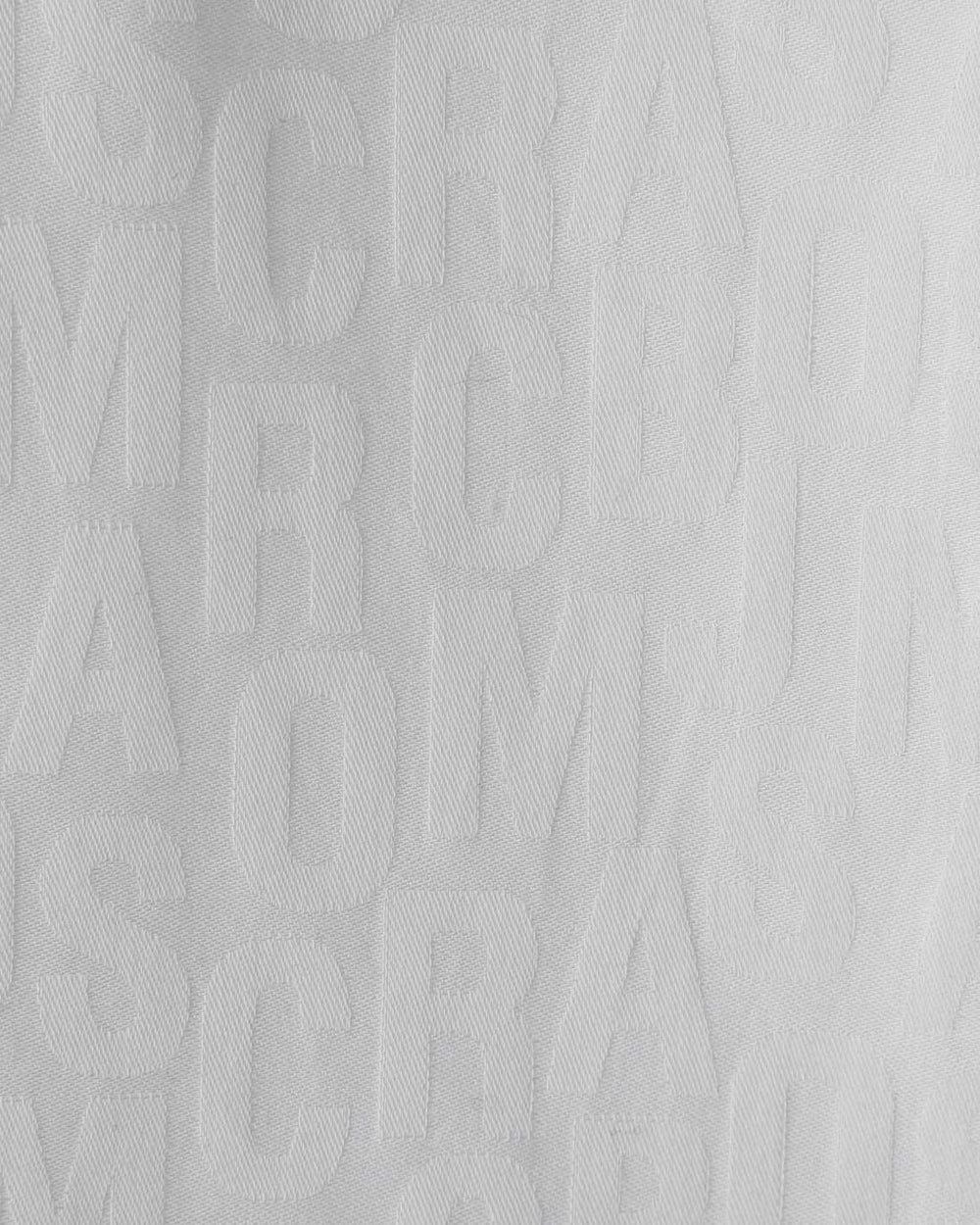 The Jumbled Monogram Logo Short Sleeve Shirt White