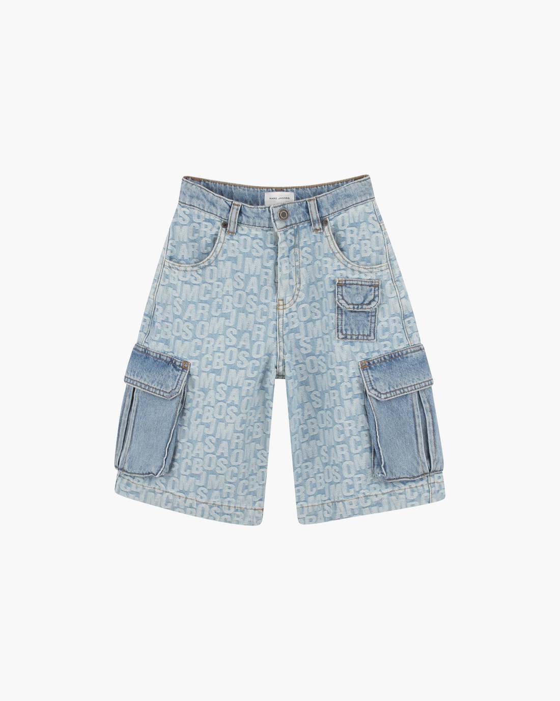 The Jumbled Logo Bermuda Short Blue