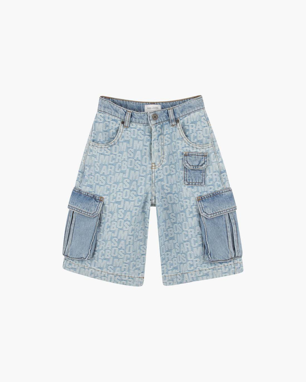 The Jumbled Logo Bermuda Short Blue