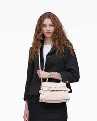 The Dakota Small Satchel Cloud White