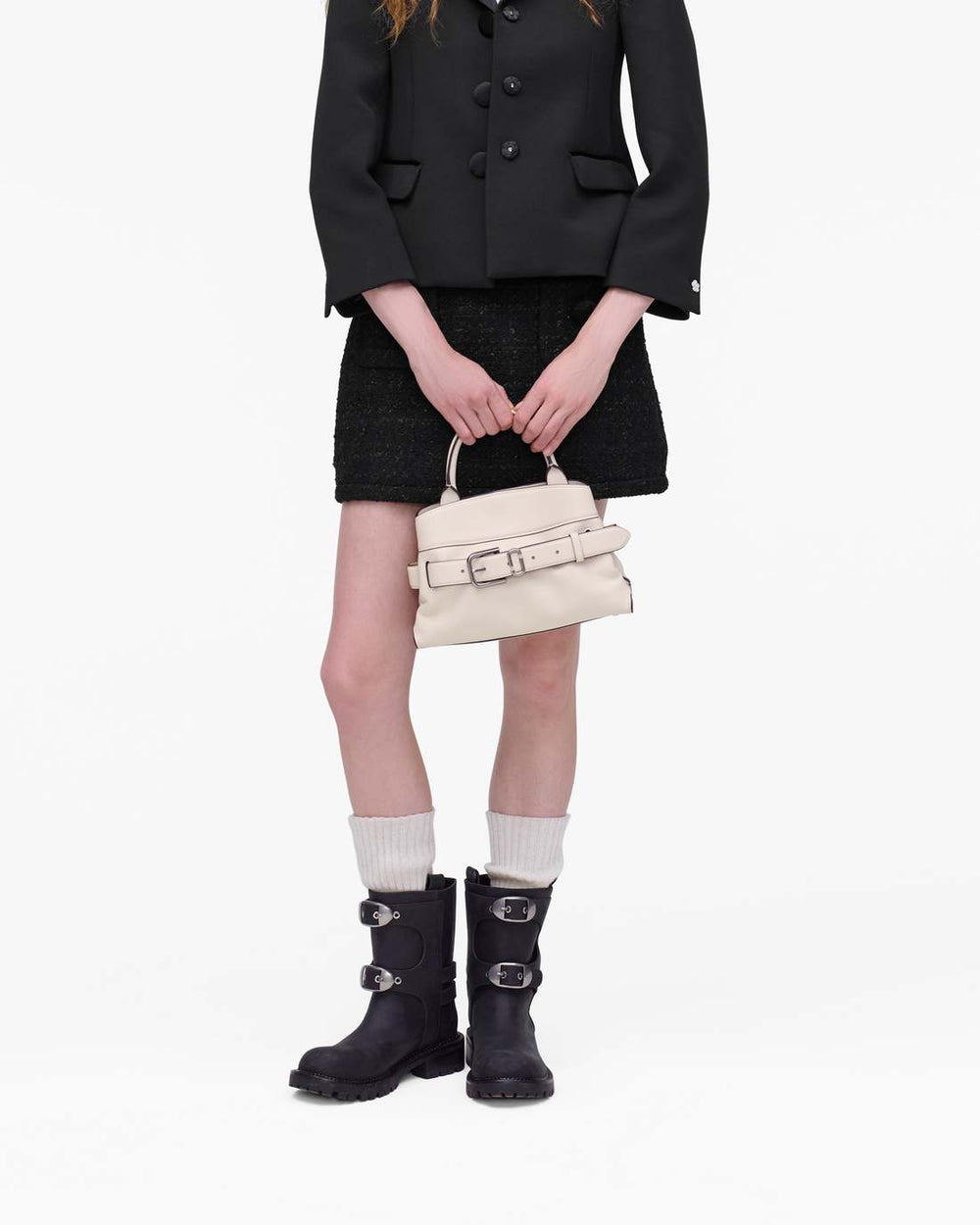 The Dakota Small Satchel Cloud White